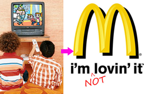 Mcdonald's has no tv policy